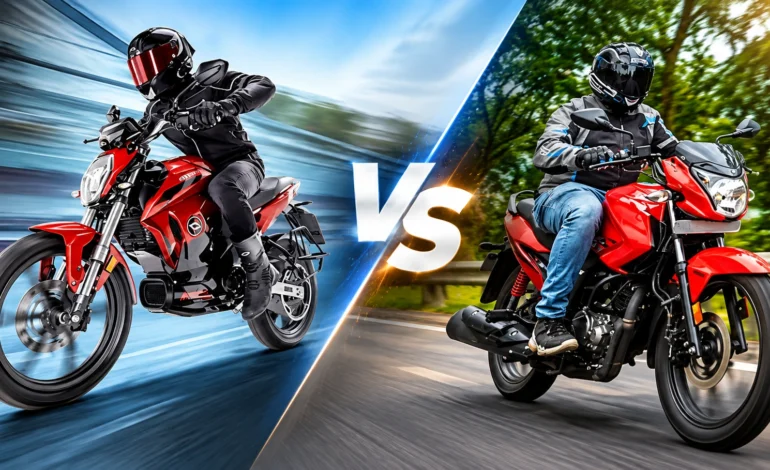 Electric bike vs petrol bike in India comparison for cost, maintenance, performance and daily commuting