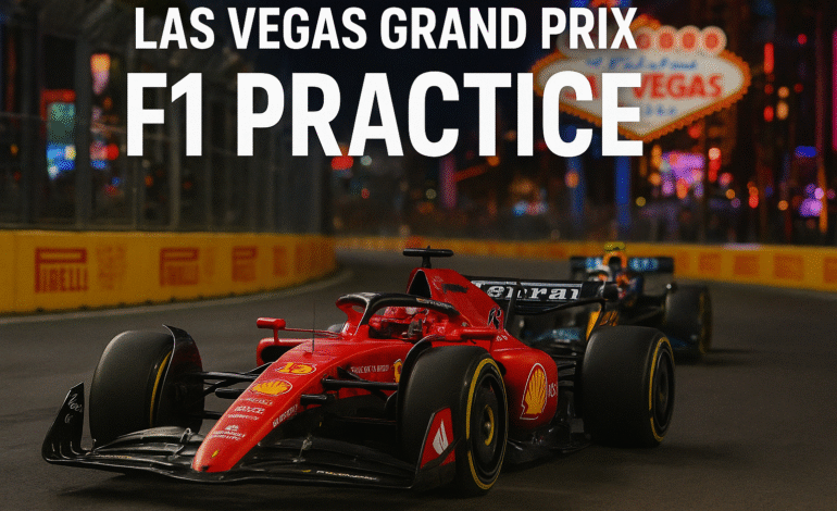 Charles Leclerc Fires To The Top In Dusty Las Vegas GP Opening Practice