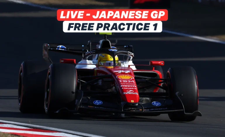 2026 F1 Japanese Grand Prix race start time at Suzuka Circuit with cars on track during the Formula 1 race in Japan