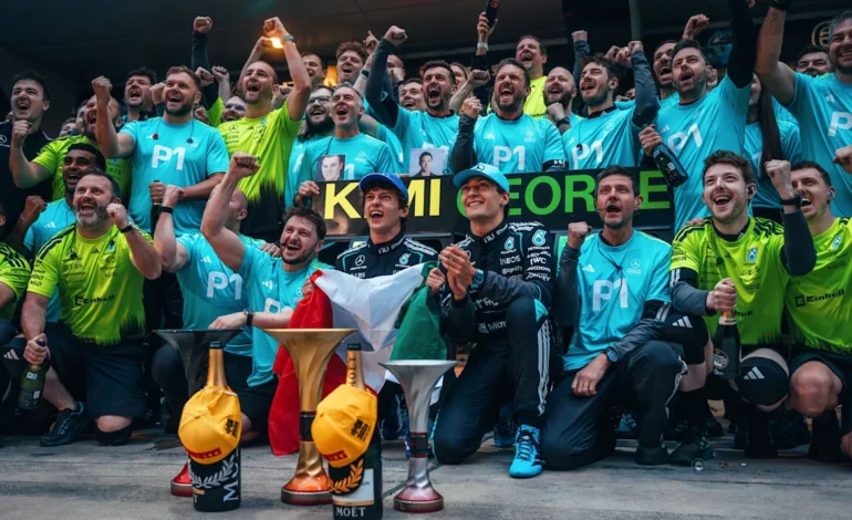 Kimi Antonelli racing in Formula 1 as Italy hopes for its first world champion in over 70 years