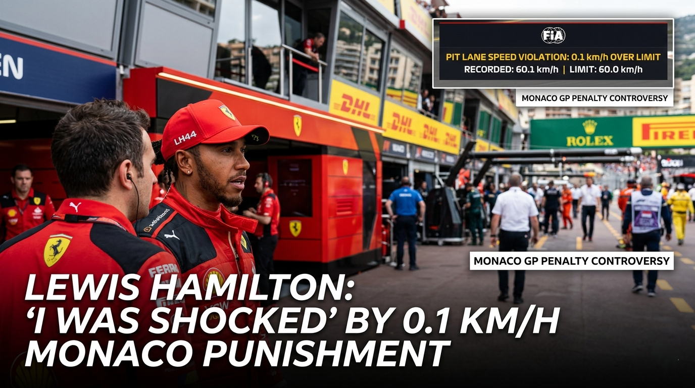 Lewis Hamilton calls for investigation after Monaco punishment: ‘I was shocked.’