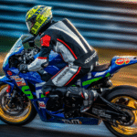 High-performance sports bike in India featuring aerodynamic fairing, alloy wheels, and advanced braking, suitable for city rides and highway touring.