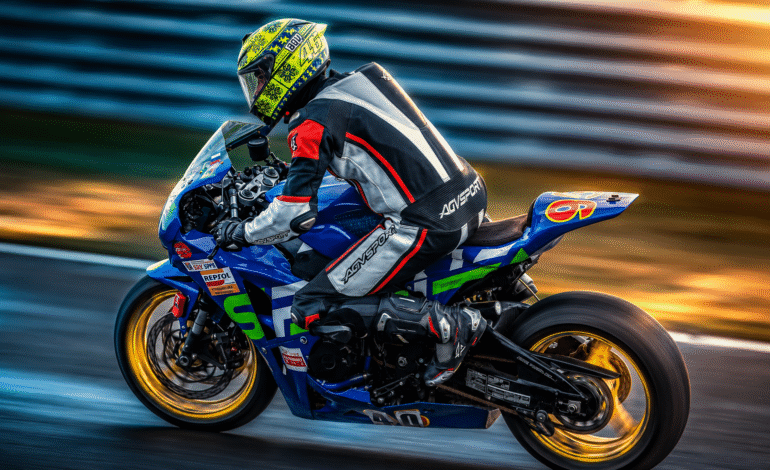 High-performance sports bike in India featuring aerodynamic fairing, alloy wheels, and advanced braking, suitable for city rides and highway touring.